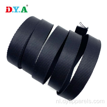 1,5 inch 20 mm zwart nylon singbing voor kamperen